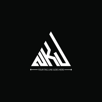 NKJ letter logo creative design. NKJ unique design
