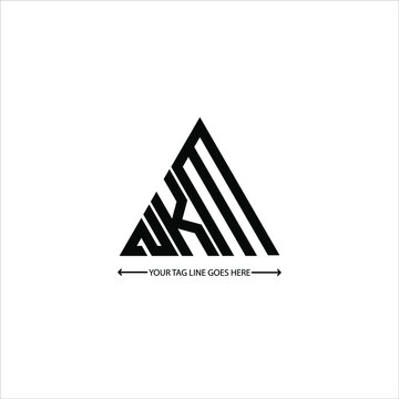 NKM letter logo creative design. NKM unique design