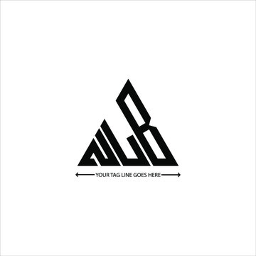 NLB letter logo creative design. NLB unique design

