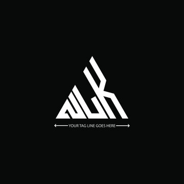 NLK letter logo creative design. NLK unique design