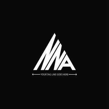 NNA letter logo creative design. NNA unique design
