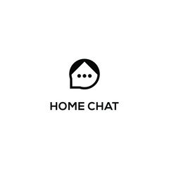Home Chat Logo Design  inspiration