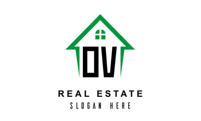 OV real estate logo vector