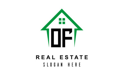 OF real estate logo vector