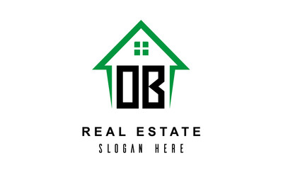 OB real estate logo vector