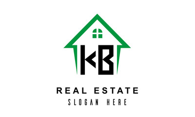 KB real estate logo vector