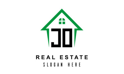 Fototapeta premium JO real estate logo vector