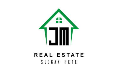 JM real estate logo vector