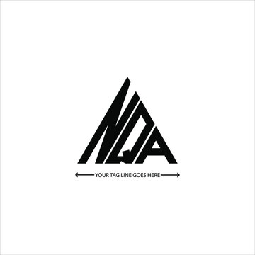 NQA letter logo creative design. NQA unique design