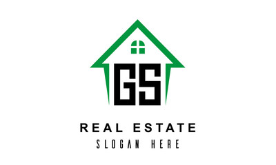 GS real estate logo vector