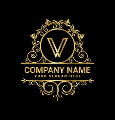 v Letter Logo,luxury monogram logo,Royalty,Jewelry