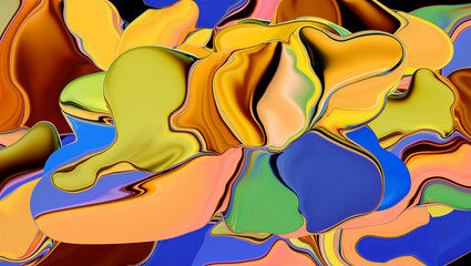 Creative painting colorful abstract on background, Color gradient background design
