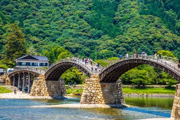 Cercles muraux Le pont Kintai 山口県岩国市　錦帯橋