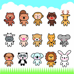 動物色々素材セット