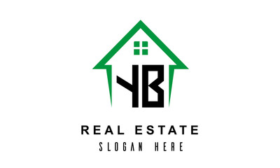 YB real estate logo vector