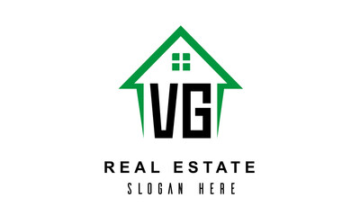 VG real estate logo vector