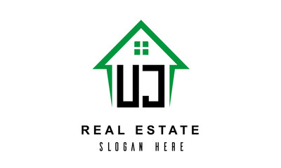 UJ real estate logo vector