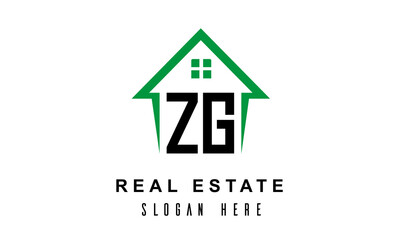 ZG real estate logo vector