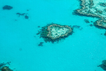 Fototapeta na wymiar heart reef