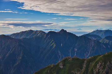 mt.tateyama trekking in summer,  夏の立山トレッキング風景