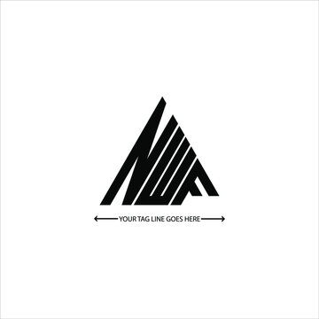NWF letter logo creative design. NWF unique design
