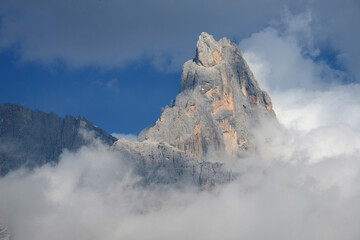 Dolomite mountain in Italy