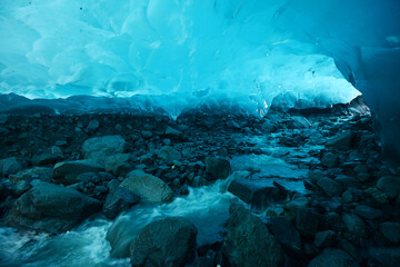 ice cave in alaska