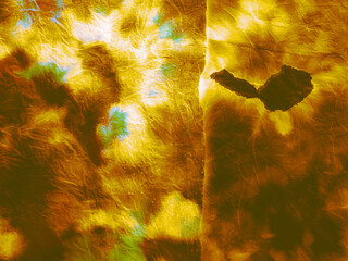 Ochre Brush Stroke Oil Paint. Gold Graphic