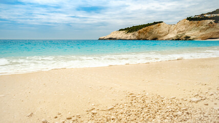 Famous Porto Katsiki beach on Lefkada Island, Greece
