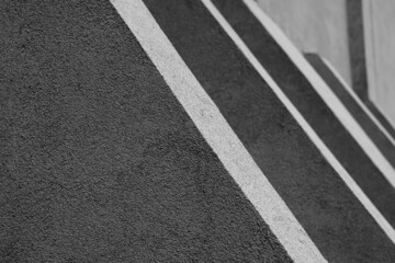 Abstract monochrome architectural geometric composition. Repetit