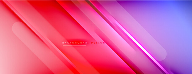 Abstract background. Shadow lines on bright shiny gradient background.