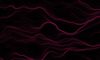 Neon digital flow fields