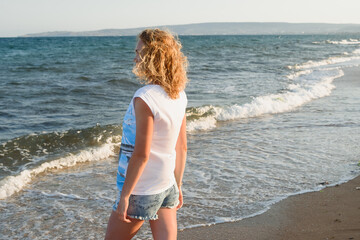 Woman at the Beach