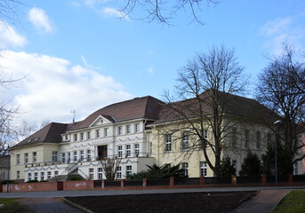 Historisches Bauwerk in der Altstadt von Bitterfeld, Sachsen - Anhalt