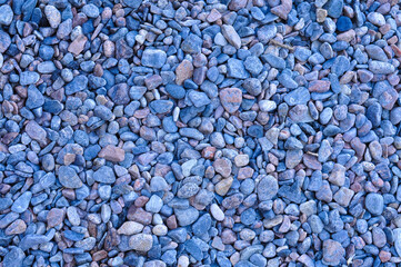 Blue pebbles background