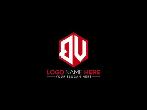 Letter QV Logo, creative qv logo icon vector for your brand