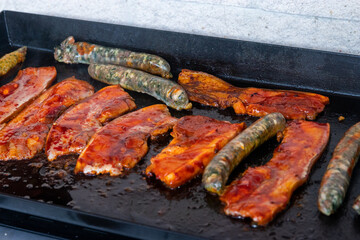 Grillades sur la plancha