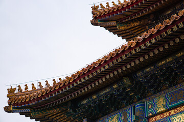 Fototapeta na wymiar Forbidden city in Beijing,China