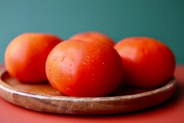Fresh, healthy, and delicious tomatoes on modern background

모던한 배경을 바탕으로 있는 맛있고, 신선하고, 건강한 토마토