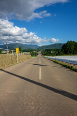 川上大橋付近の景色／長野県川上村
