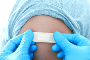 The man was vaccinated for immunity.