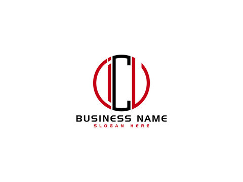 Letter ICV Logo Icon Vector Image For Business