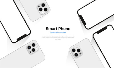 Realistic Smart Phone Vector Design