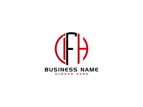 Letter IFH Logo Icon Vector Image For Business