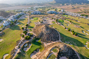 aerial view of the city