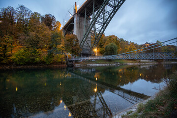 bridge over the river in bern switzerland