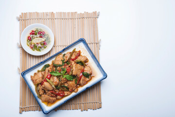 Stir Fried Chicken with Basil