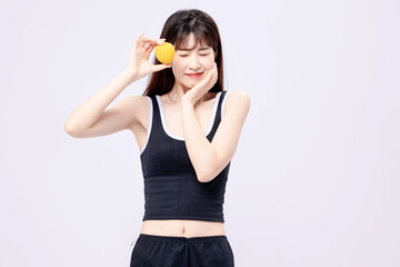 Asian beauty in sportswear