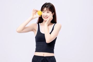 Asian beauty in sportswear