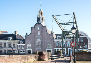 Obraz premium Rotterdam Delfshaven, Zuid-Holland Province, The Netherlands